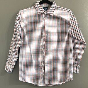 IZOD striped button-down shirt boys size 10-12